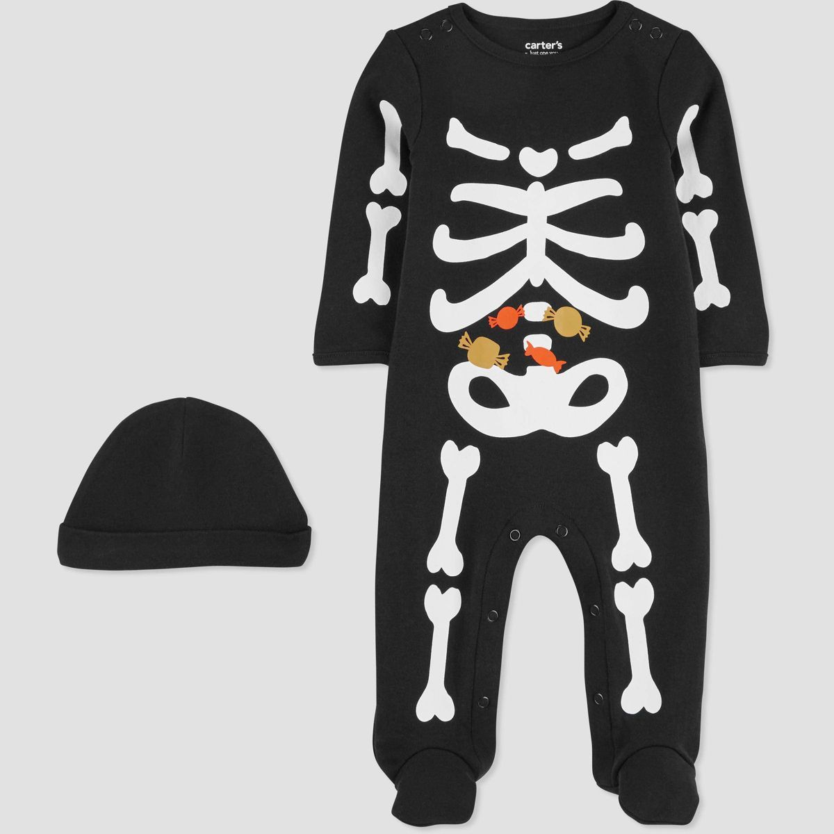 Carter's Just One You® Baby Skeleton Sleep N' Play - Black | Target