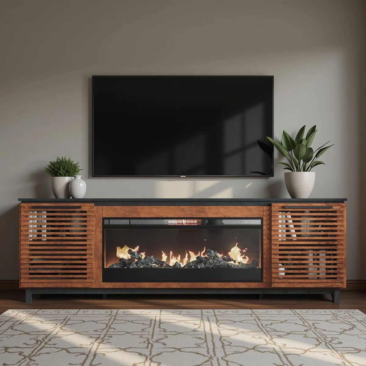 I love a home upgrade that looks good but is actually practical too, and these Wayfair TV stands with fireplaces totally fit that category 🙌 The Labor Day Sale is up to 70% off, so it’s a great time to shop larger TV consoles for 78”, 86”, 94”, 100” TVs and more. The built-in fireplace adds such a cozy fall touch while the cabinets and shelves help hide all the random living room clutter.
#WayfairSale #LaborDaySaleFinds #TVStandWithFireplace #TVConsoleWithStorage #FireplaceTVConsole #ModernTVStand #LargeTVStand #LivingRoomFurniture #FallLivingRoomRefresh #FallDecor #HomeOrganization #MinimalistHome #ModernHomeStyle #WayfairFurniture #FurnitureSaleFinds #MediaConsole #HomeDecorDeals #LivingRoomIdeas #CozyHomeDecor #WayfairDeals 

 #LTKSeasonal #LTKHome #LTKSaleAlert