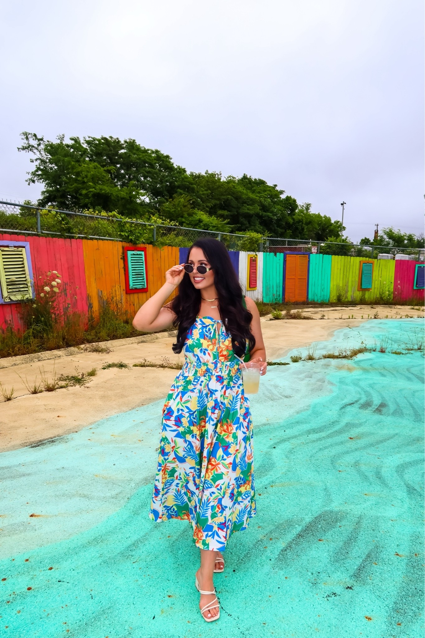 Under $30 Amazon tropical maxi dress (medium, 5+ colors), Amazon oval sunglasses

#LTKSaleAlert
