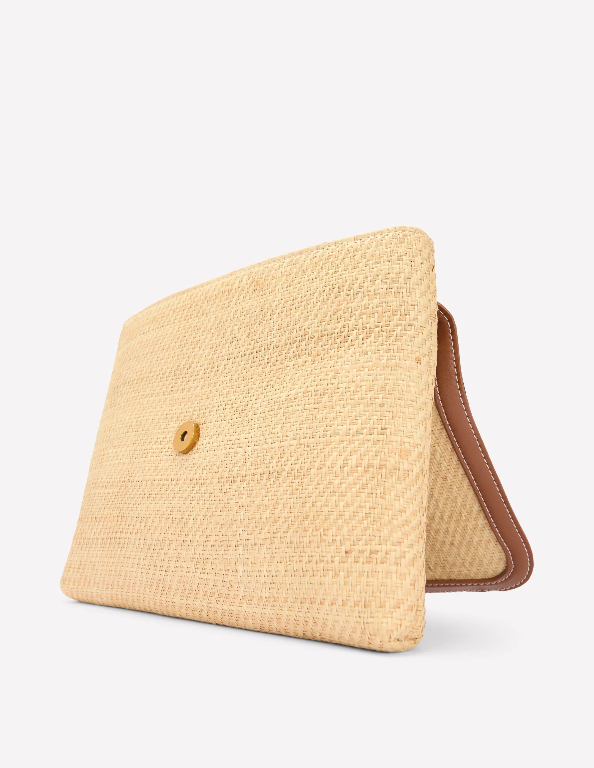 Snaffle Clutch Bag-Natural/tan | Boden (US)