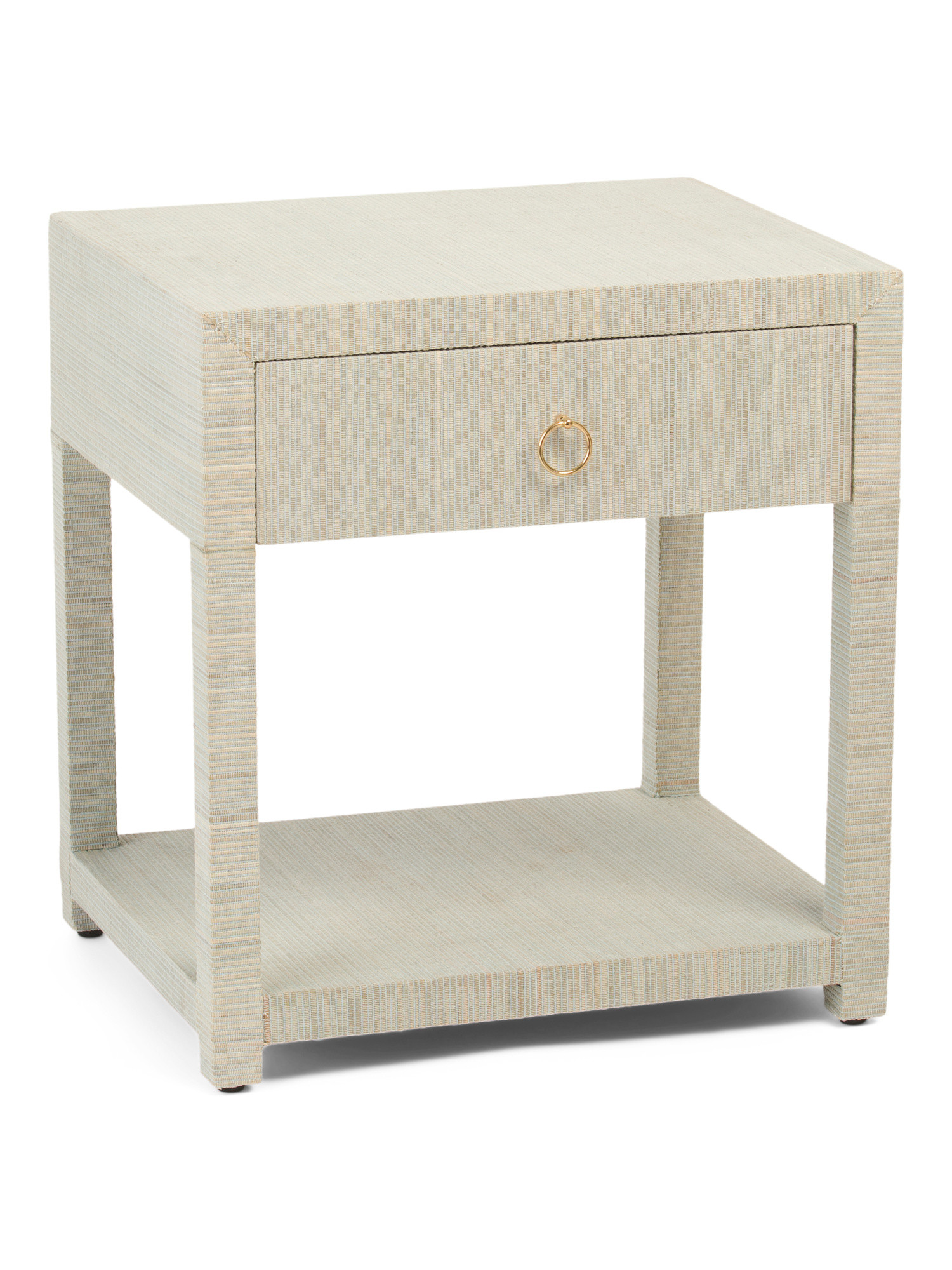 Raffia 1 Drawer Side Table | Marshalls