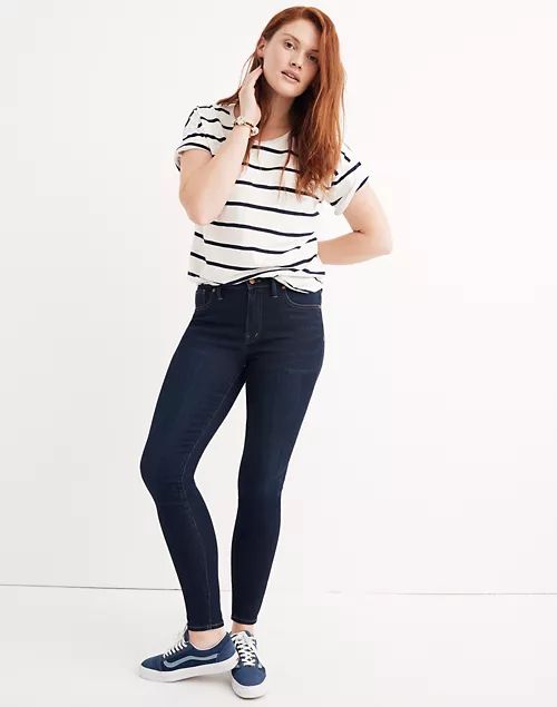 Taller 9" Mid-Rise Skinny Jeans in Larkspur Wash: TENCEL™ Denim Edition | Madewell