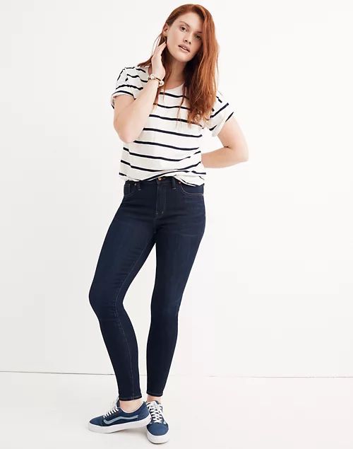 Taller 9" Mid-Rise Skinny Jeans in Larkspur Wash: TENCEL™ Denim Edition | Madewell