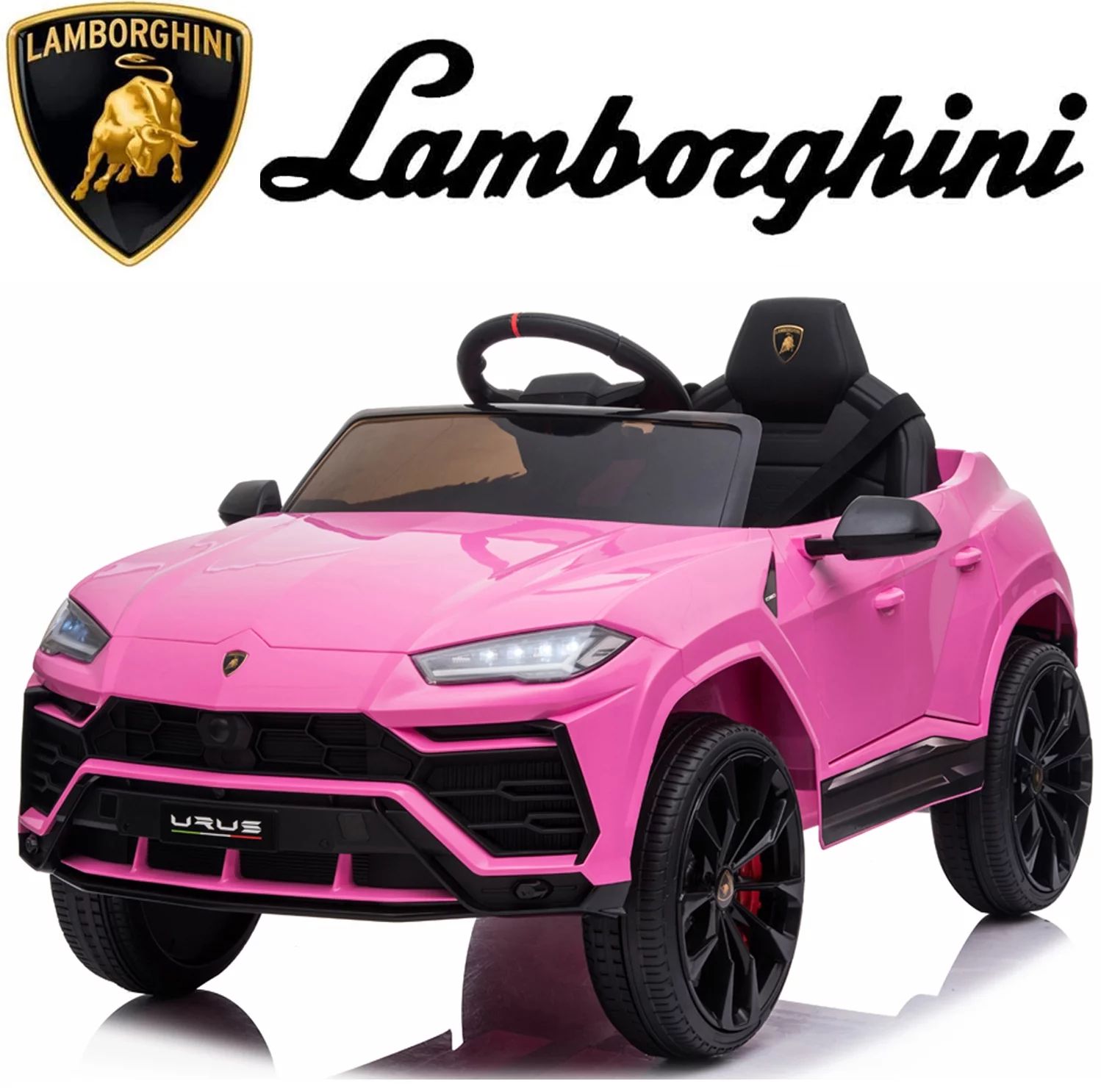 Lamborghini 12 V Powered Ride on Cars, Remote Control, Battery Powered, Pink | Walmart (US)