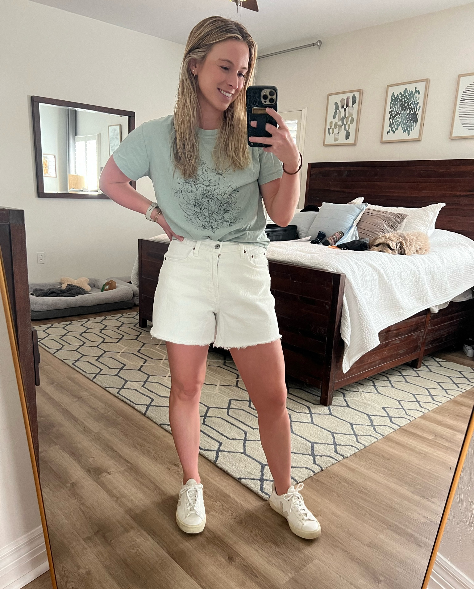 I loved the Abercrombie Curve Love Dad shorts SO much, that I ended up ordering another pair in white. These shorts will for sure be a staple for me for spring and summer. They’re so comfortable and perfect for curvier/athletic women. I’m wearing my usual size 28

#LTKstyletip #LTKSeasonal #LTKfindsunder100