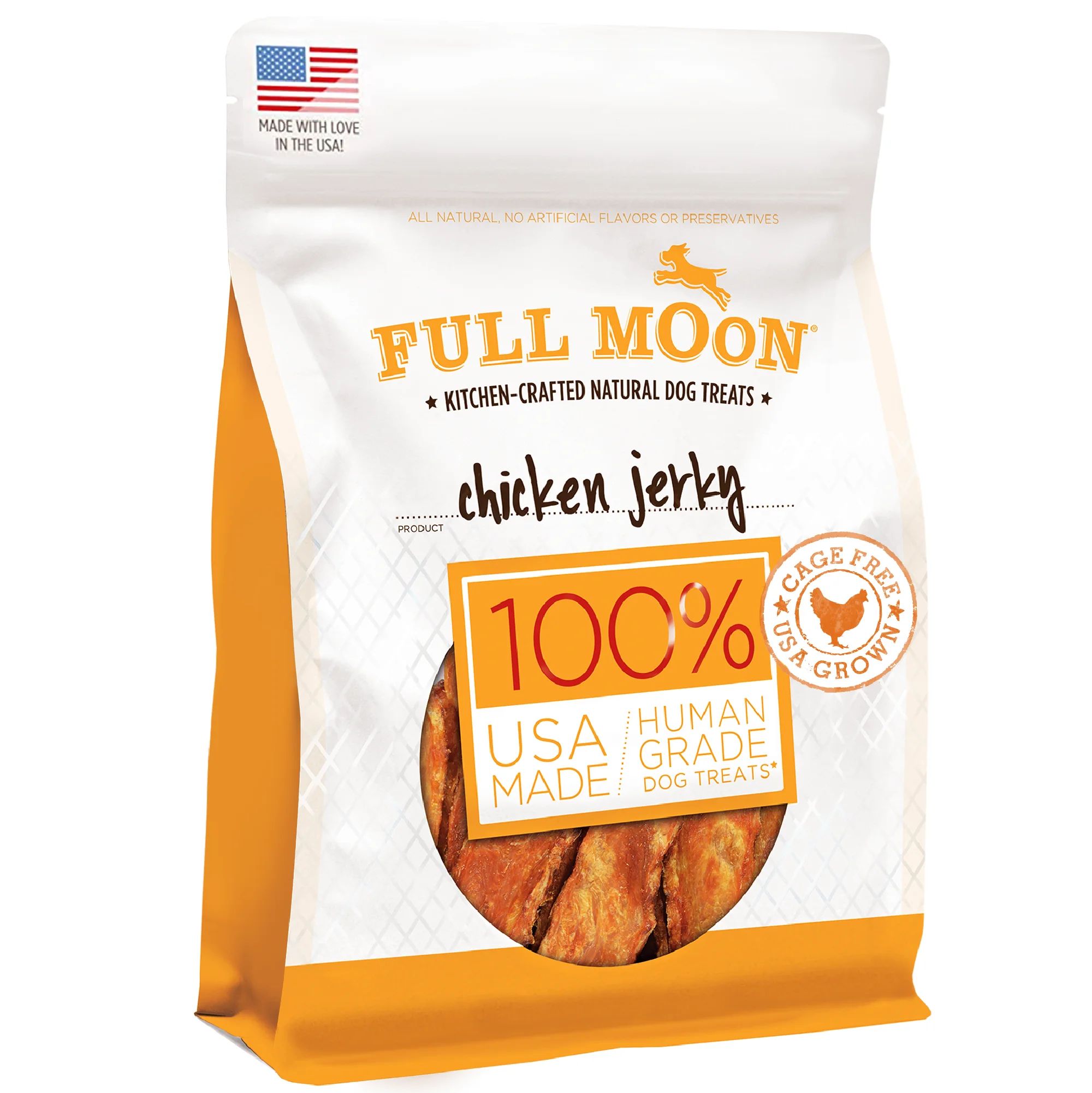 FULL MOON® All Natural Human Grade Dog Treats, Chicken Jerky, 24 Ounce, Dry, Jerky Treats | Walmart (US)