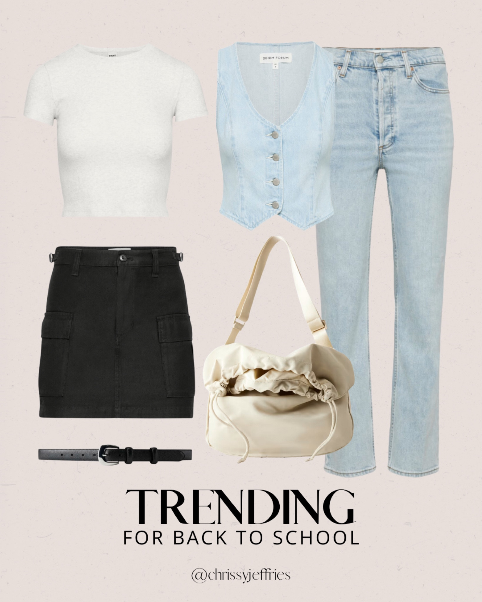 Stay ahead of the fashion curve with these trending back-to-school outfits! Featuring a chic combination of denim, skirts, and casual tops, these looks are perfect for a fashionable return to school. Mix and match with ease to create versatile and stylish ensembles. Get ready for school in style! 
#BackToSchoolFashion #TrendingOutfits #SchoolStyle #FashionInspo #ChicLooks

#LTKworkwear #LTKsummer