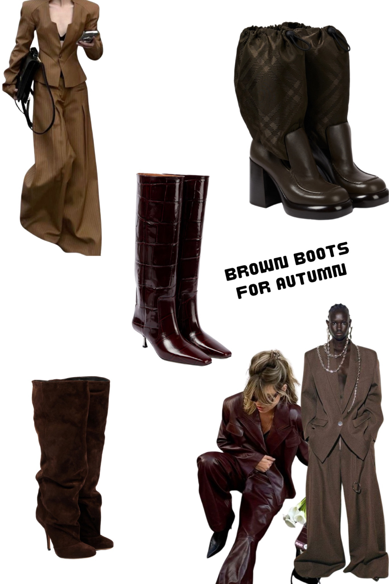 Brown boots are the ultimate statement this autumn/ winter 🤎

These knee high styles are the perfect addition to your autumn outfit

The Burberry boots would be perfect for a weekend away in the country whilst the burgundy brown boots and suede slouchy pair can be dressed up or down 

#LTKautumn #LTKluxury #LTKshoes