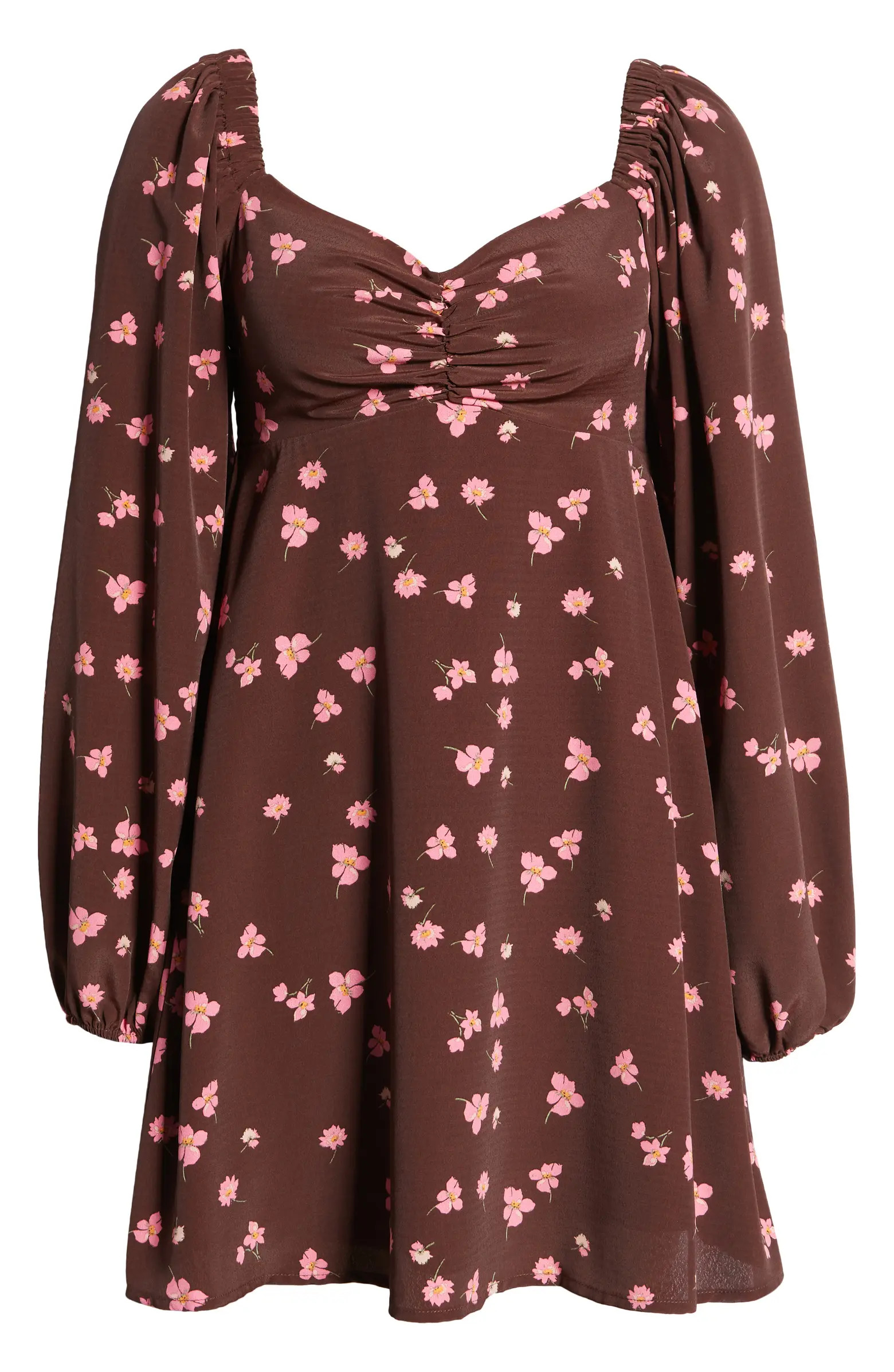 Moment Floral Long Sleeve Swing Dress | Nordstrom
