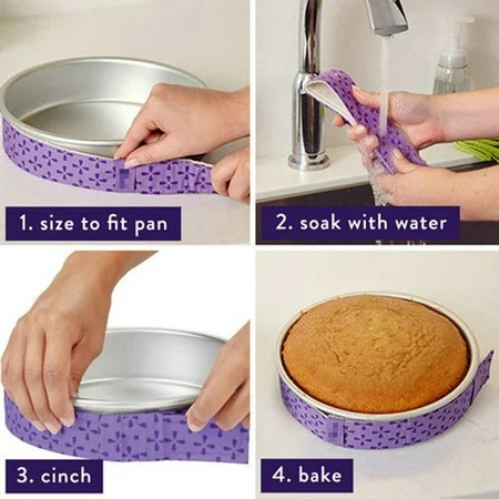 Cake Mold Baking Sheet Protect Band Cloth Fixing Strap Anti Deformation Strip | Walmart (US)