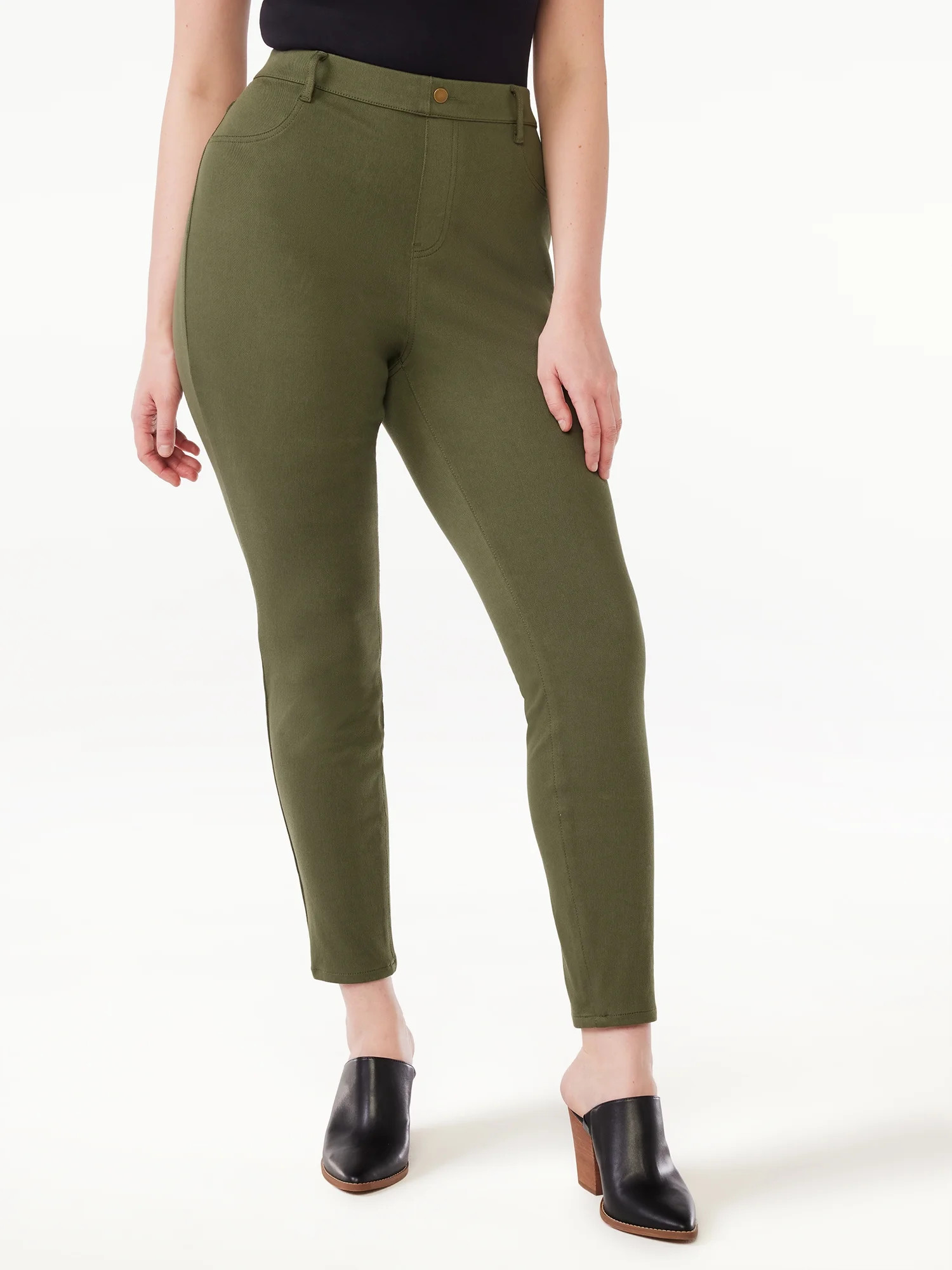 Time and Tru Women's High Rise Jeggings, 29" Inseam, Sizes XS-3XL | Walmart (US)