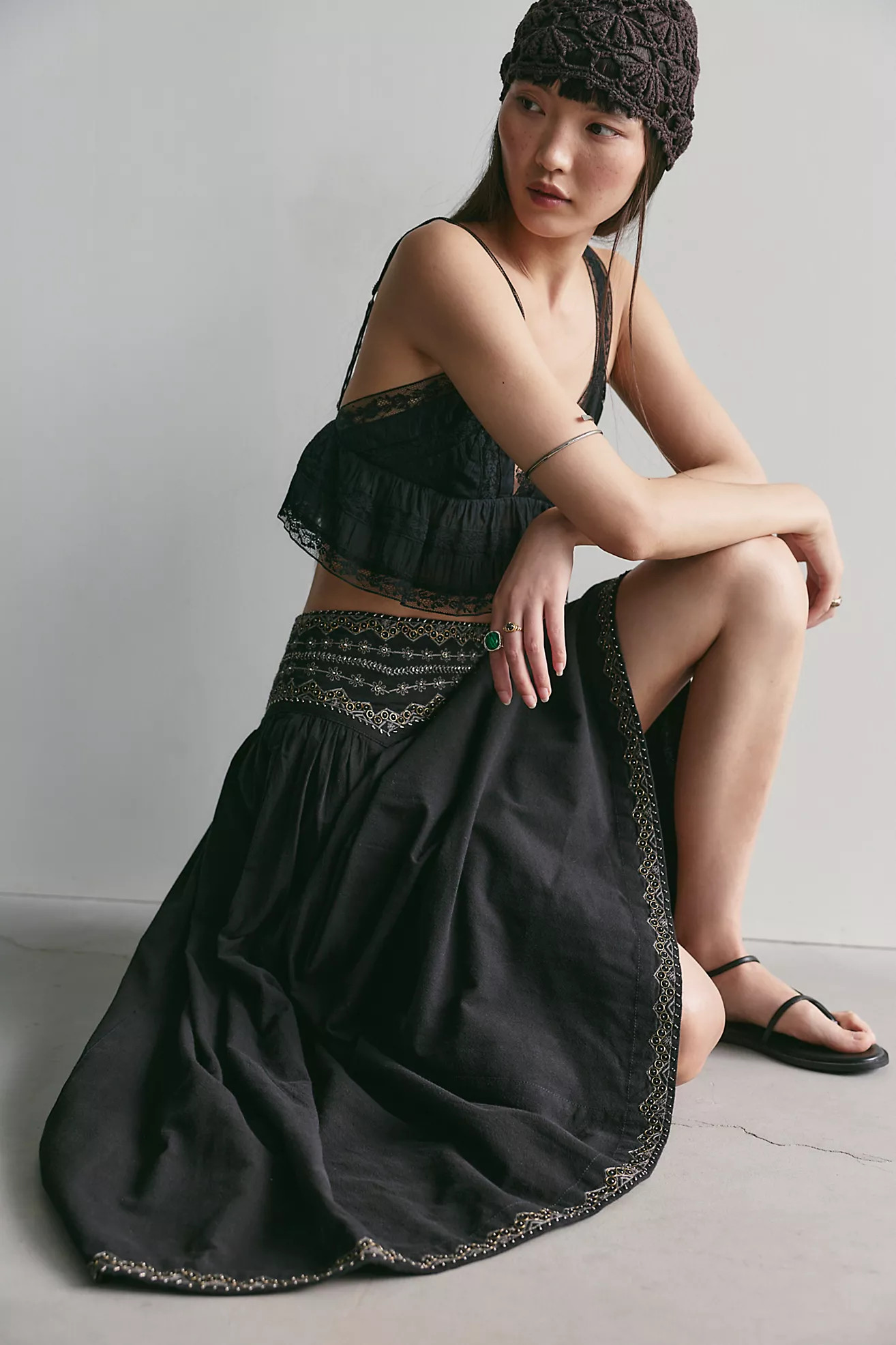 Silver Lining Maxi Skirt | Free People (Global - UK&FR Excluded)