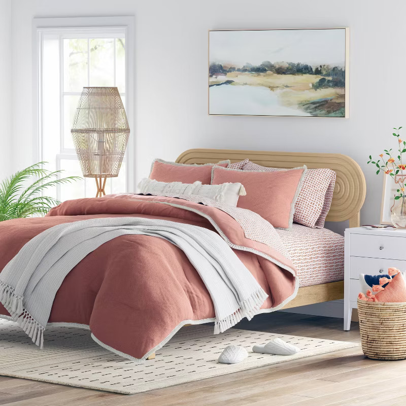 Queen/Full Arched Headboard Brown - Threshold™ | Target