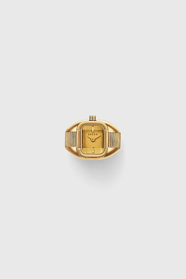 BREDA 'Nocturne' Expandable Ring Watch in Gold, Women's at Urban Outfitters | Urban Outfitters (US and RoW)