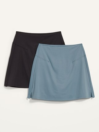 Extra High-Waisted PowerSoft Skort 2-Pack for Women | Old Navy (US)