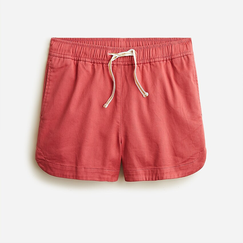 Girls' fishtail-hem short in chino | J. Crew US