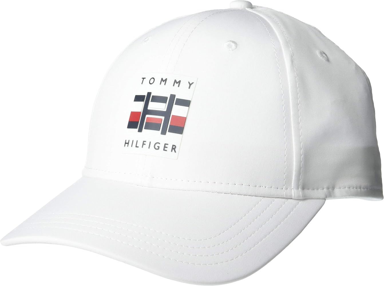 Tommy Hilfiger Men's Sport Stripe Baseball Cap | Amazon (US)