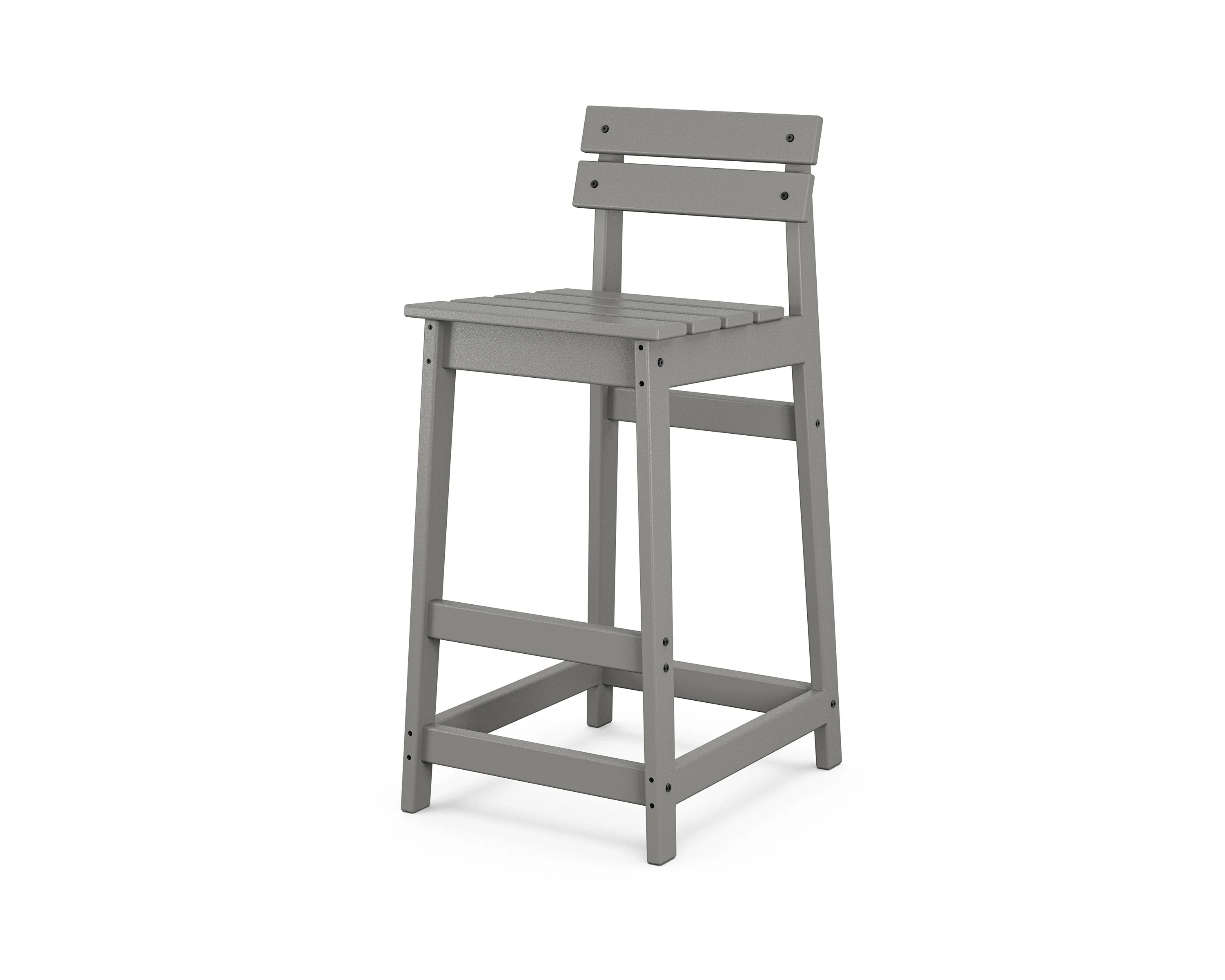 Modern Studio Plaza Lowback Bar Chair | POLYWOOD