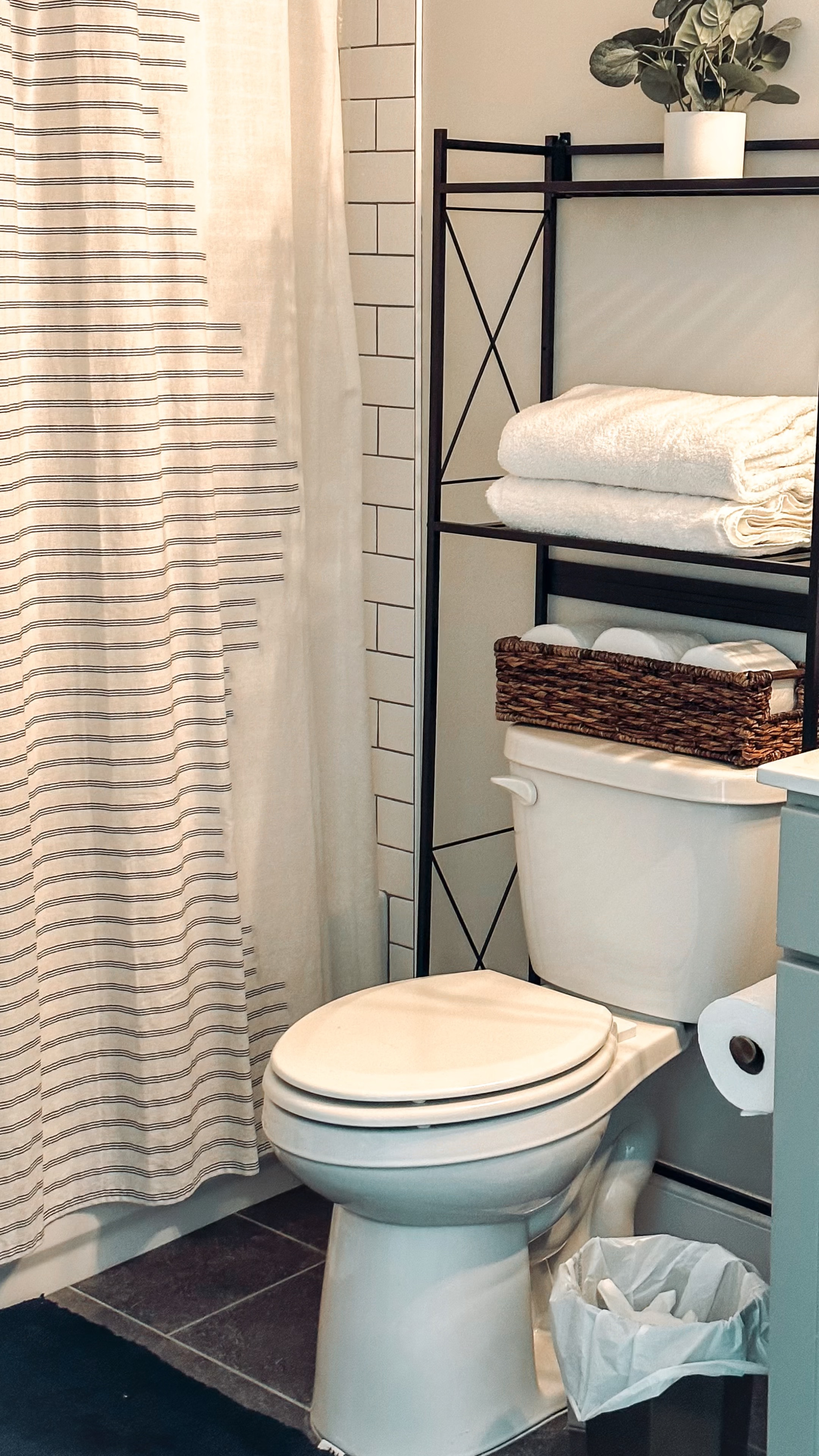 Step into my guest bathroom, where creating a cozy home away from home is my passion. A pristine space, stocked with essentials, sets the perfect vibe for my guests. Discover my favorite bathroom and cleaning products today to elevate your hosting game. 🚿✨ 

Don’t forget to check out the electric bathroom scrubber I used for tub during the Prime deal days on 10/10-10/11. 🫶🏽

#LTKhome #LTKxPrime