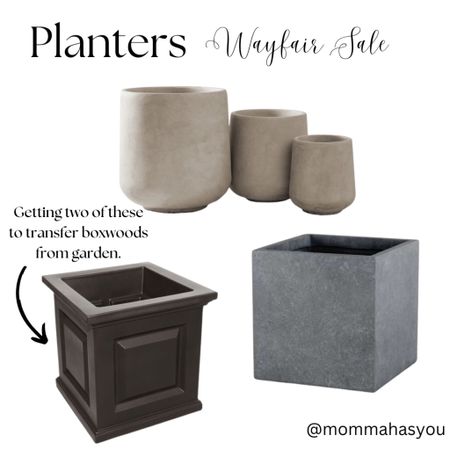Planters on sale now! Save money on your spring patio refresh by shopping these pots that are reduced in price. Love the Nantucket feel of the espresso ones that also come in white! 

#LTKsalealert #LTKSeasonal #LTKhome