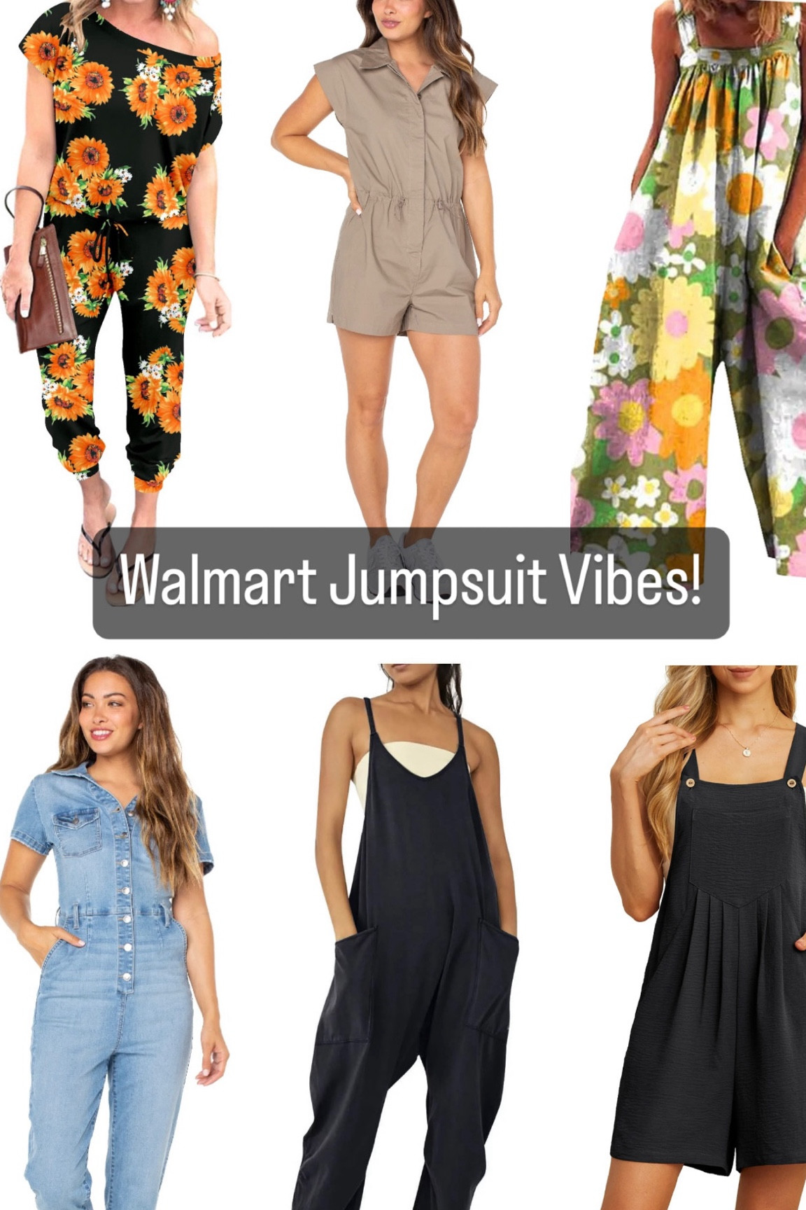 Summer and spring jumpsuits from Wally World!! 

#LTKVideo #LTKSeasonal #LTKstyletip