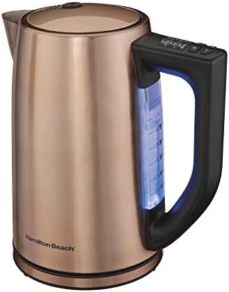 Hamiton Beach 1.7 Liter Variable Temperature Electric Kettle for Tea and Hot Water, Removable Mes... | Amazon (US)
