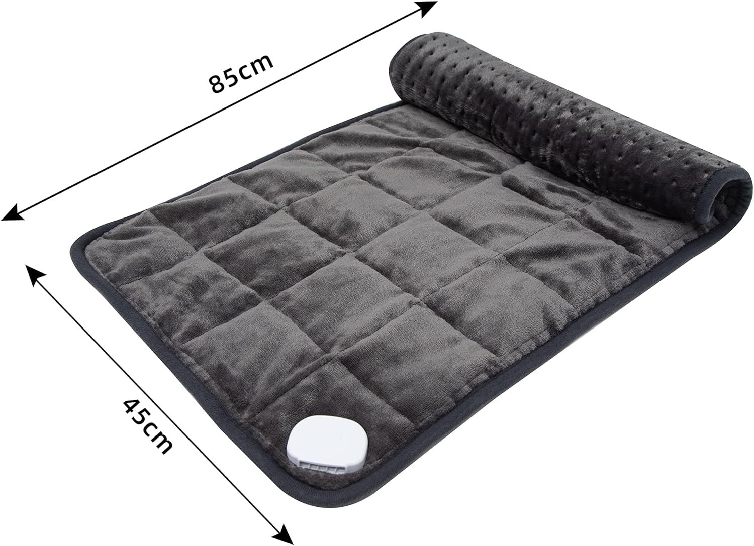 Ambershine Weighted Heating Pad 45cmx85cm XXXL King Size, 6lbs with Fast-Heating Technology&10 Te... | Amazon (US)