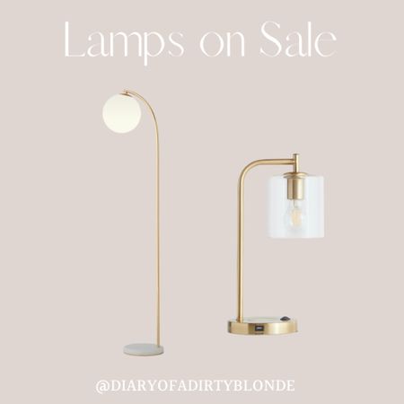 Beautiful lamps on sale! Wish I had somewhere to put these. #lamps #goldlamp #homedecor 

#LTKsalealert #LTKhome