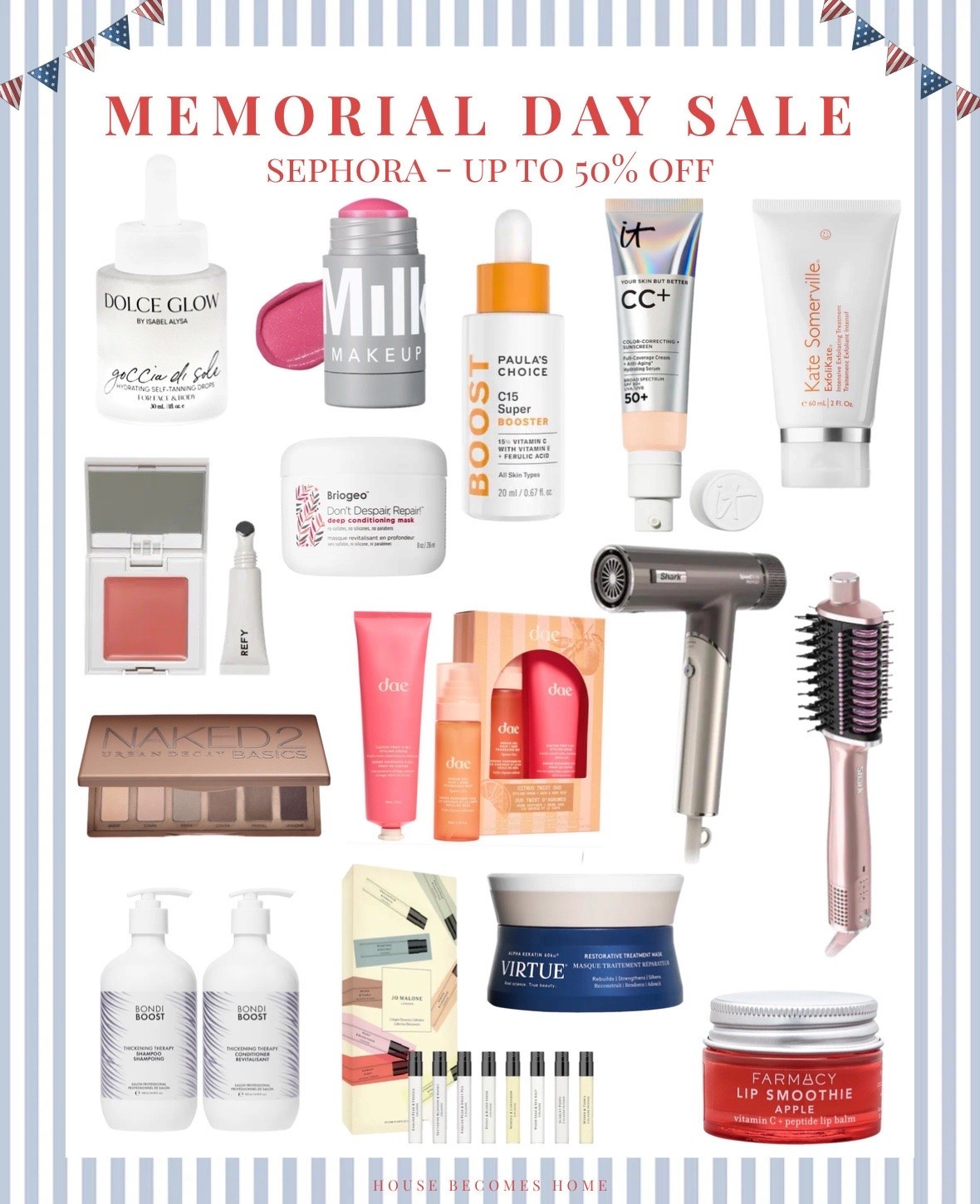 Memorial Day Sale! Sephora: up to 50% off! 🇺🇸

#LTKSaleAlert #LTKselfcare #LTKBeauty