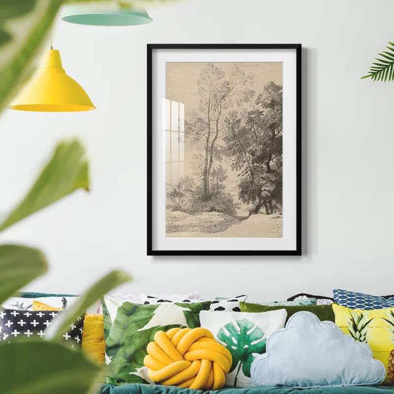 Vintage Sketch CI -Framed Print | Wayfair North America