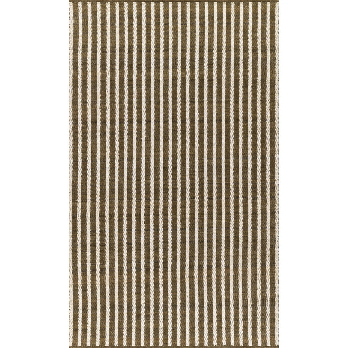 Momeni Caicos Hand Woven PET Striped Brown Indoor Outdoor Rug 2'3" X 8' Runner | Wayfair North America
