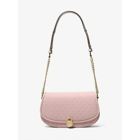 Michael Kors Outlet Mila Medium Signature Logo Messenger Bag - Powder Blush | Walmart (US)