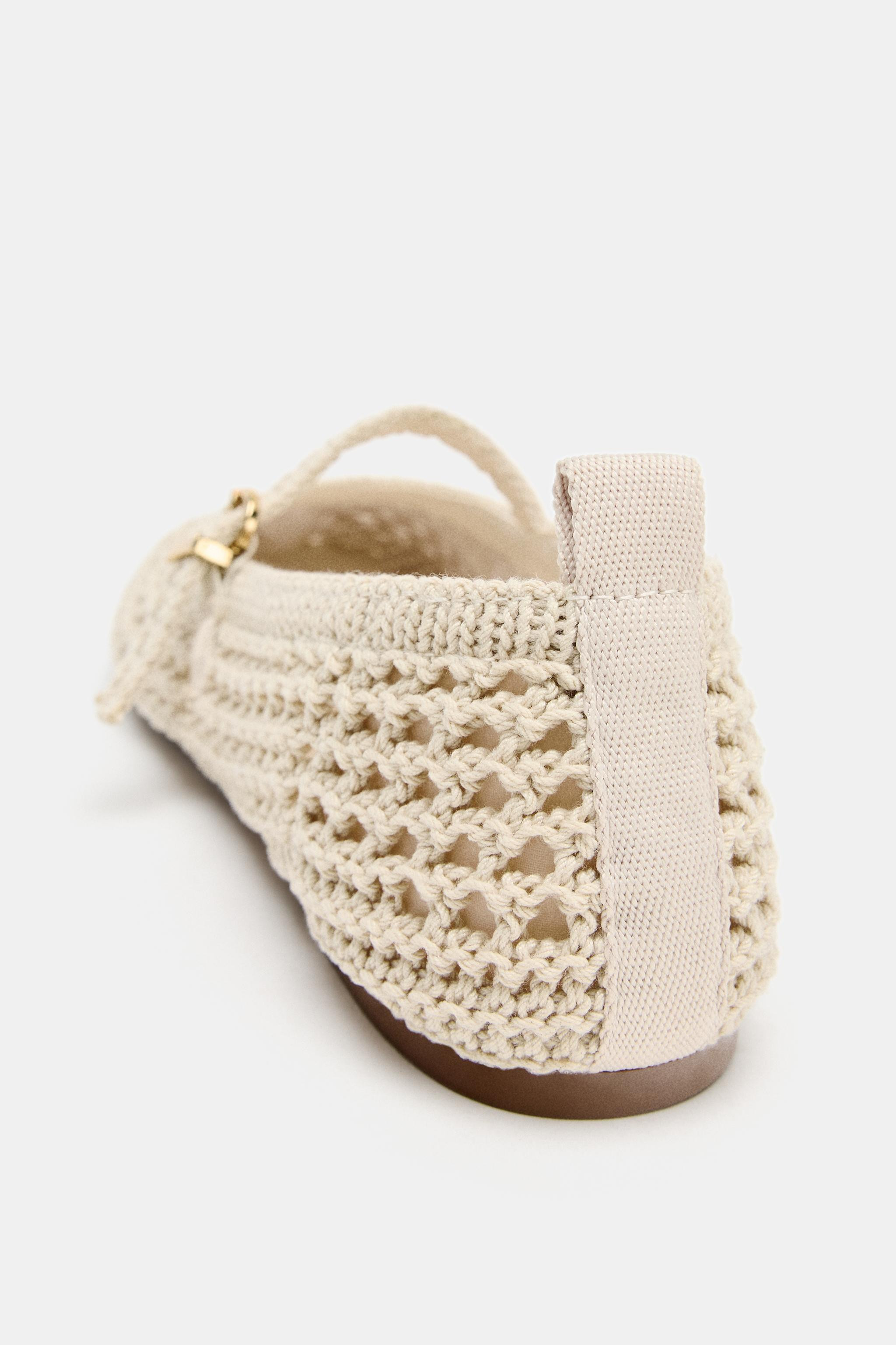 BRAIDED EFFECT FLAT BALLET FLATS | Zara US