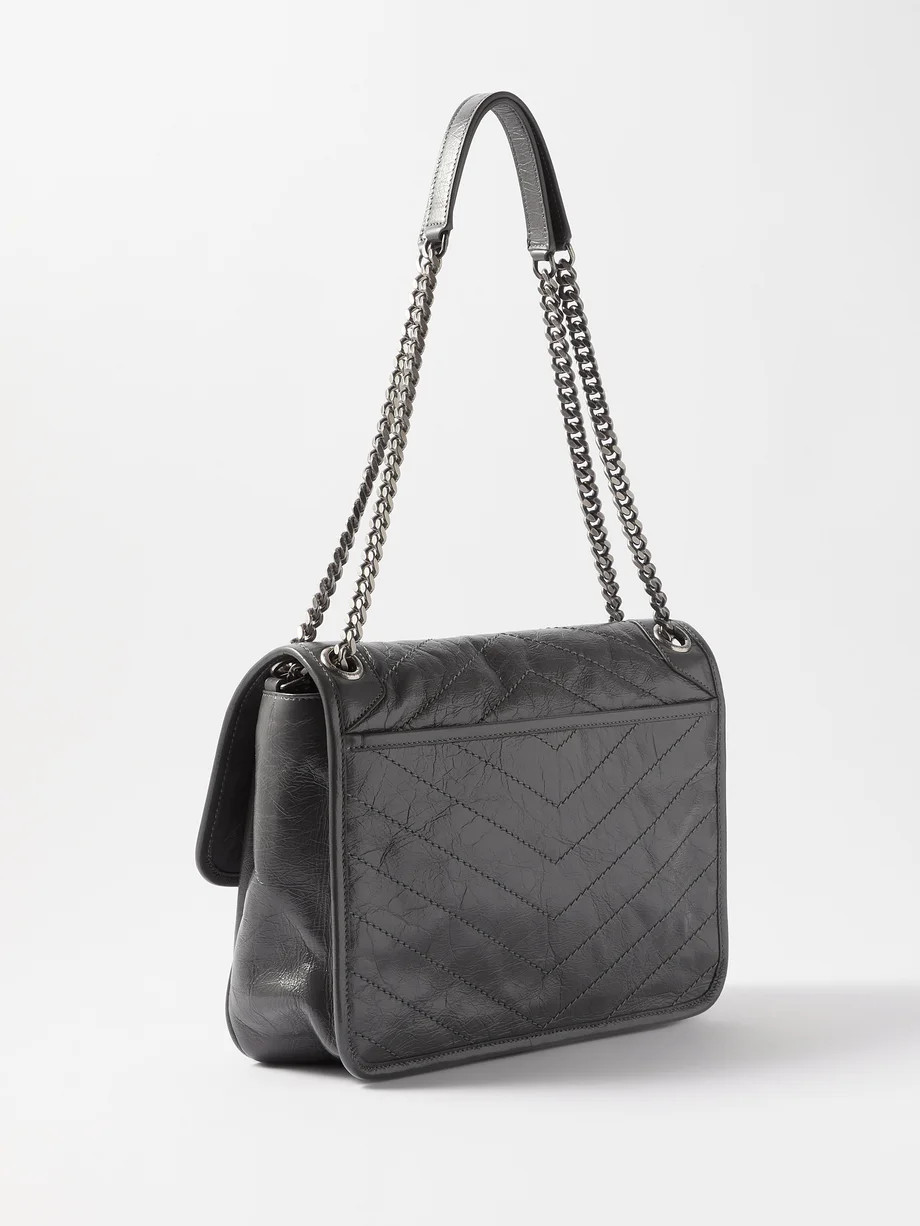 Niki medium crinkled-leather shoulder bag | Matches (UK)