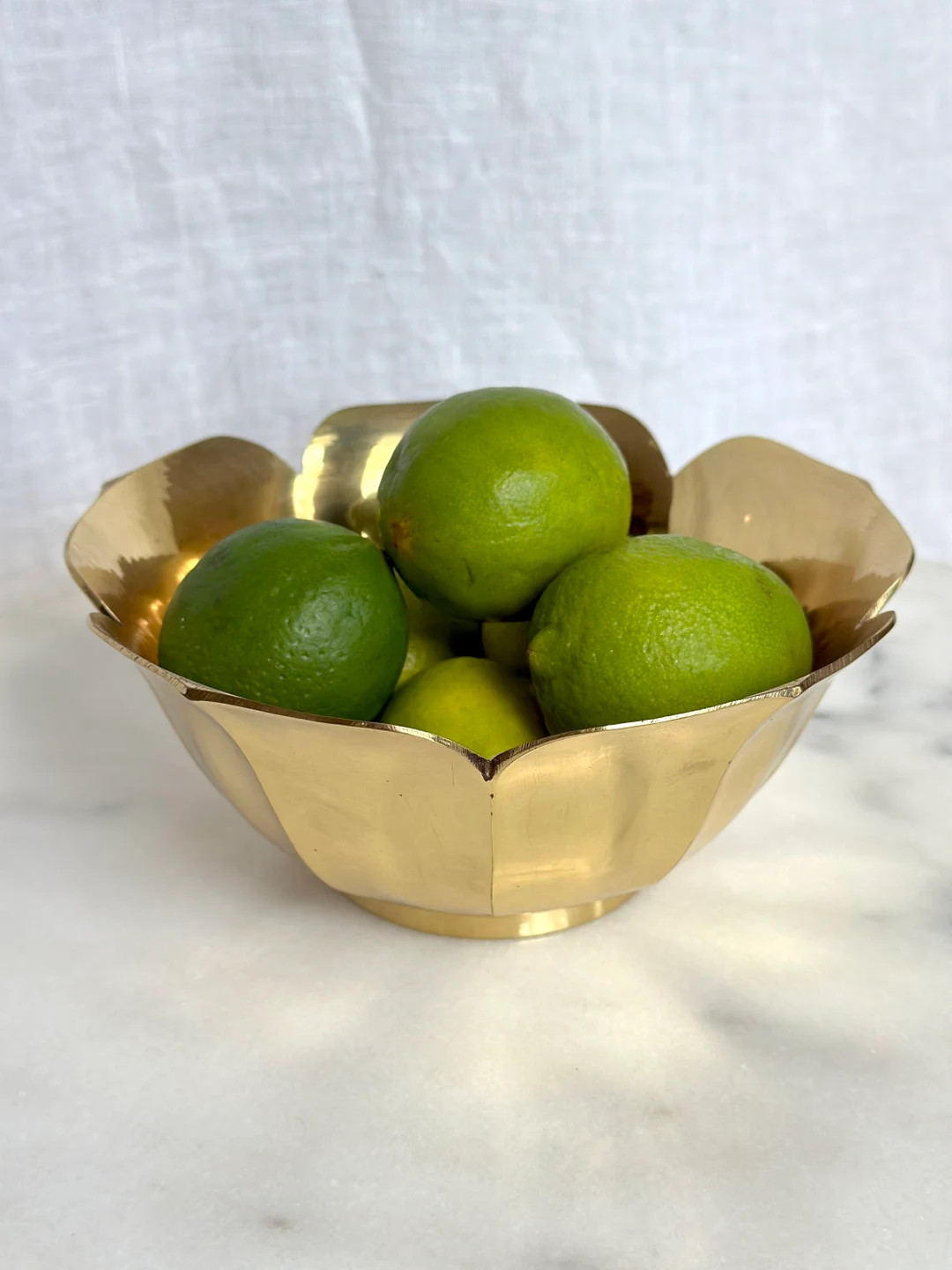 Vintage Brass Lotus Bowl Planter Catchall Dish With Petal - Etsy | Etsy (US)