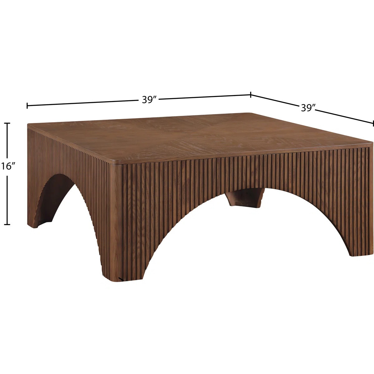 Eloise Oak Veneer Coffee Table | Wayfair North America