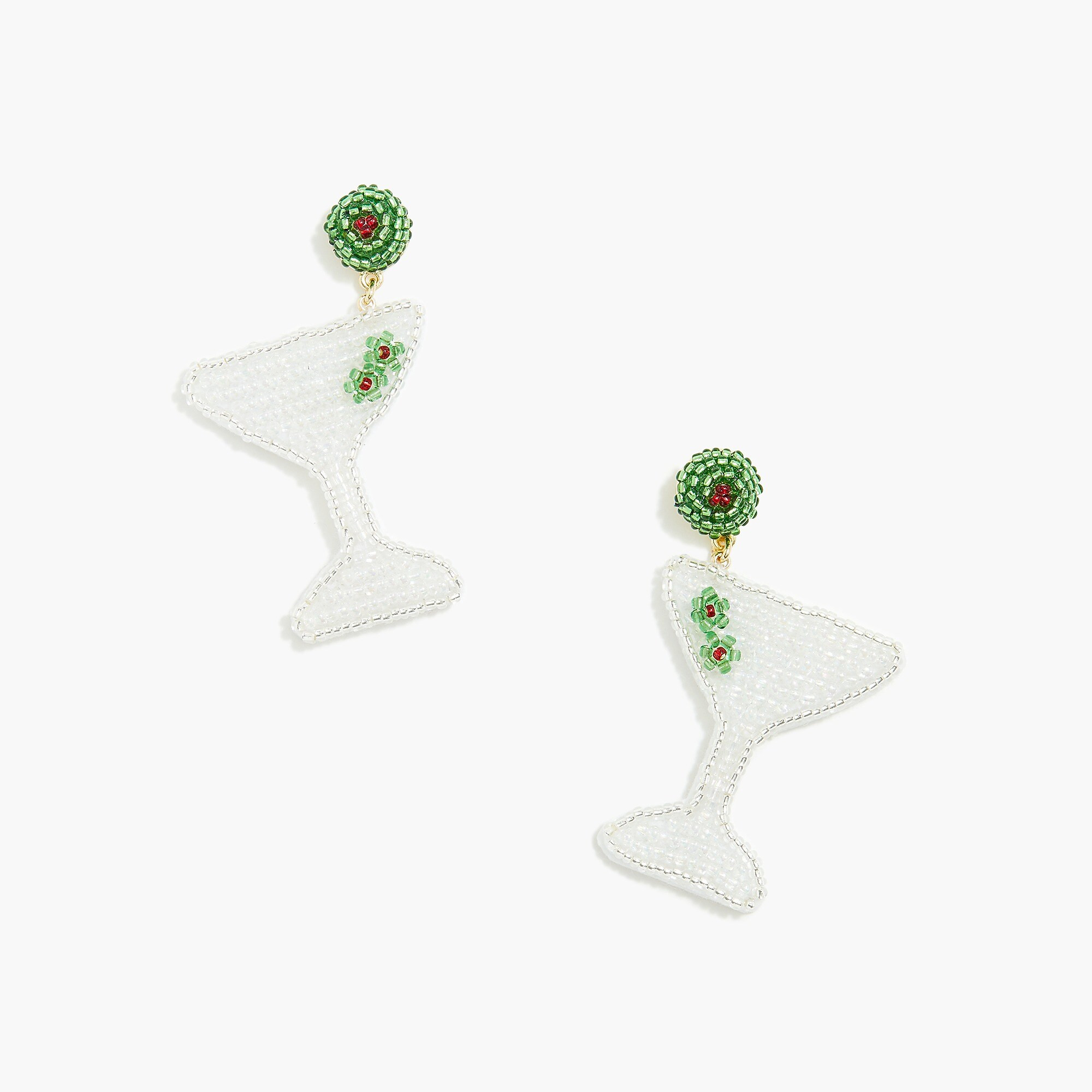 Martini beaded earrings | J.Crew Factory