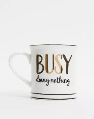 Sass & Belle – Becher mit Slogan „Busy doing nothing" | ASOS (Global)
