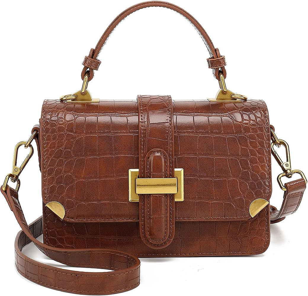 LL LOPPOP Crossbody Bags for Women Leather Small Cross Body Purses Designer Handbags Shoulder Pur... | Amazon (US)