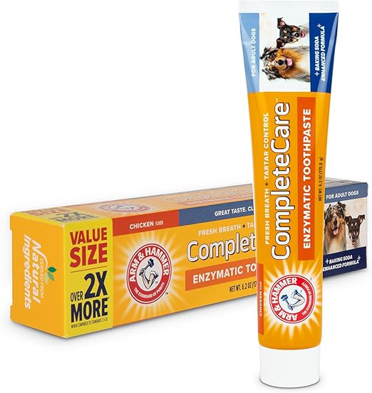 Arm & Hammer Complete Care Enzymatic Dog Toothpaste, 6.2 oz - Dog Toothpaste for Puppies and Adul... | Amazon (US)