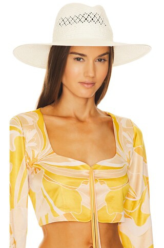 Luxe Packable Sun Hat in Bleach | Revolve Clothing (Global)
