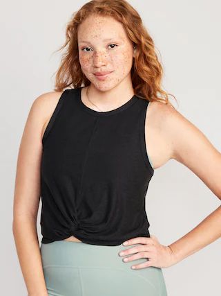 Cloud 94 Soft Twist-Front Cropped Top for Women | Old Navy (US)