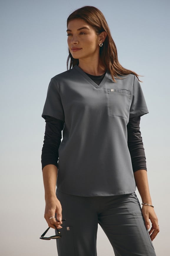 Vital 1-Pocket Scrub Top | Fabletics
