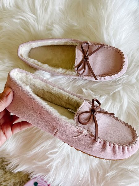 Walmart Fashion Finds 

I couldn’t believe this soft furry lined moccasin slippers are only $16! Such a steal. 

Slippers Fit: TTS and stretch some with wear

#LTKshoecrush #LTKSeasonal #LTKfindsunder50