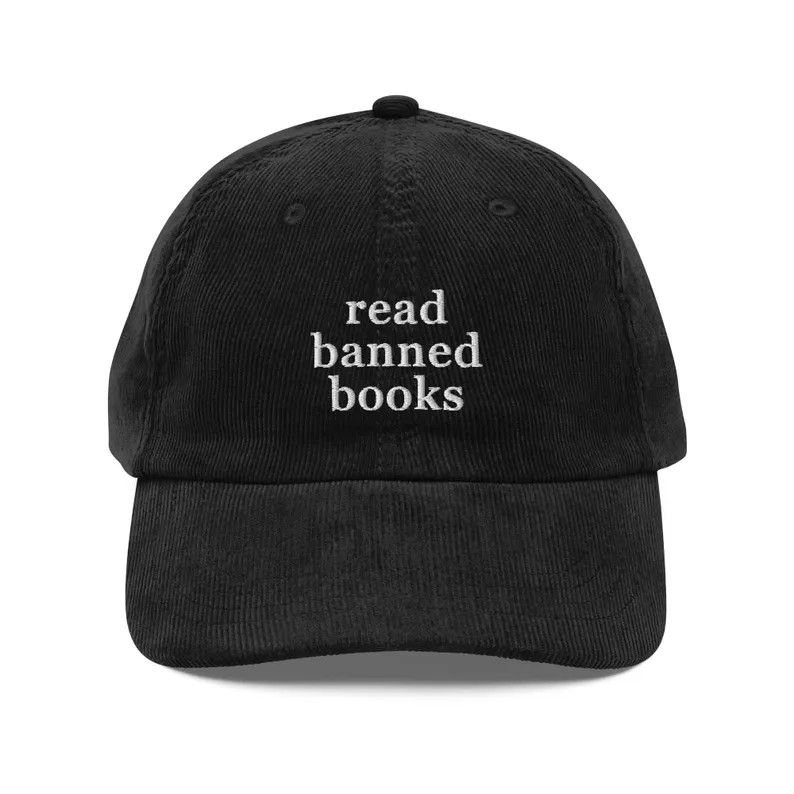 Read Banned Books Hat – Embroidered Corduroy Cap | Etsy (US)