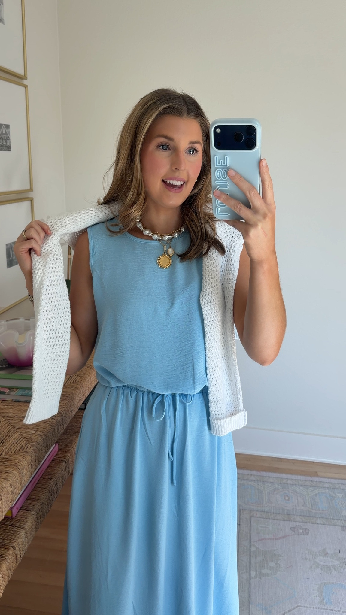 Maxi skirt travel set! Wearing a S