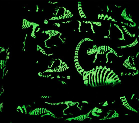 Mackenzie Navy Dino Bones Glow-in-the-Dark Backpacks | Pottery Barn Kids