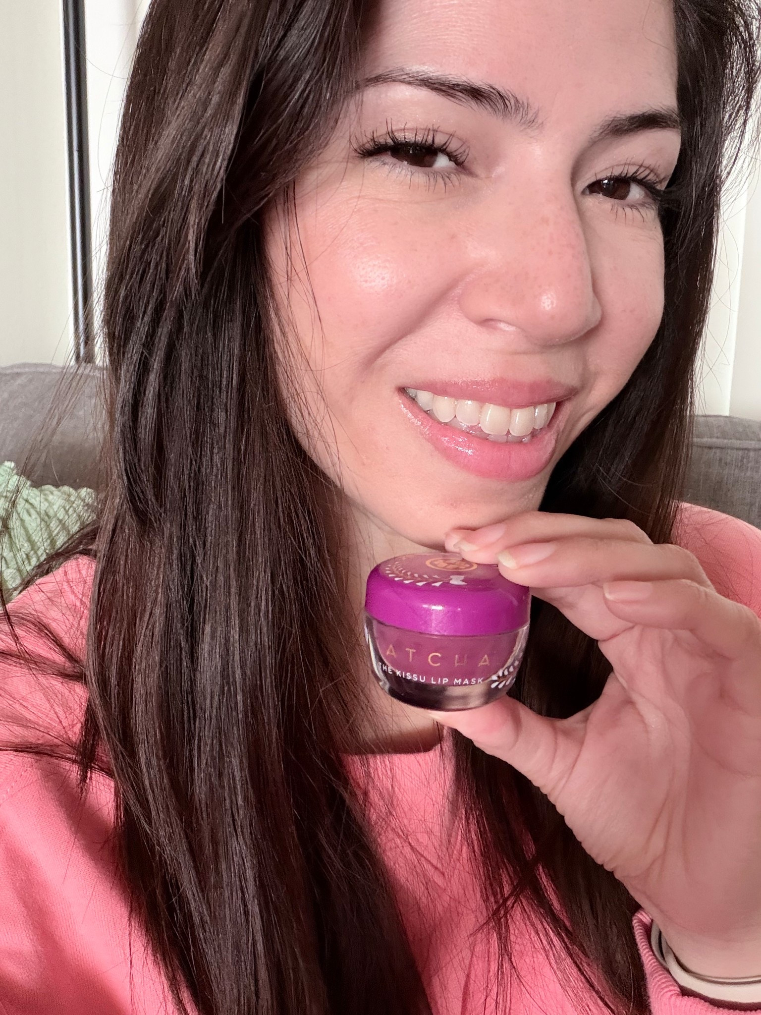 My current favorite lip balm 😍 @Tatcha I love putting this on in the morning it helps maintain my lips hydrated throughout the day.

#lipbalm

#LTKValentine #LTKOver40 #LTKBeauty