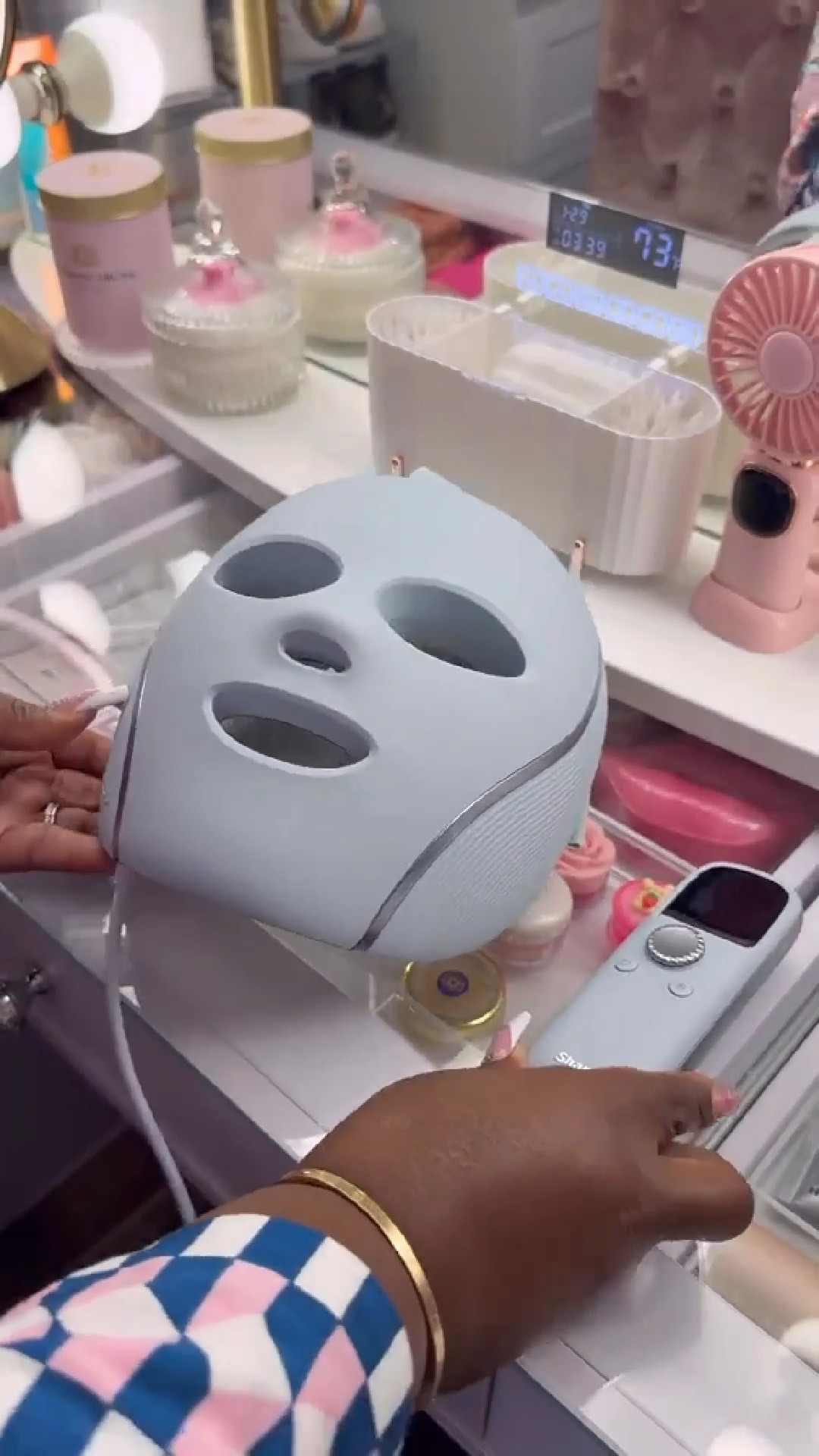 Obsessed with my new skincare devices—especially the LED mask 😍 It’s the perfect add-on to your night routine for that spa-like glow at home. Trust me, your skin will thank you! ✨🧖🏽‍♀️

#LTKBeauty #LTKGiftGuide #LTKFindsUnder50