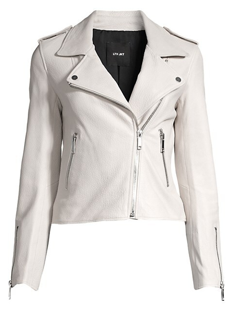LTH JKT Kas Modern Leather Biker Jacket on SALE | Saks OFF 5TH | Saks Fifth Avenue OFF 5TH